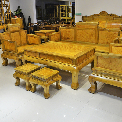 紅木家具沙發客廳實木組合卷書沙發八件套金絲楠木明清古典家具
