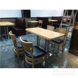 【實用面館實木餐桌四人位深圳橫崗專業定制家具廠家直銷典藝坊】-深圳